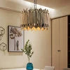 Unique Design Wood Drum Shape Chandelier