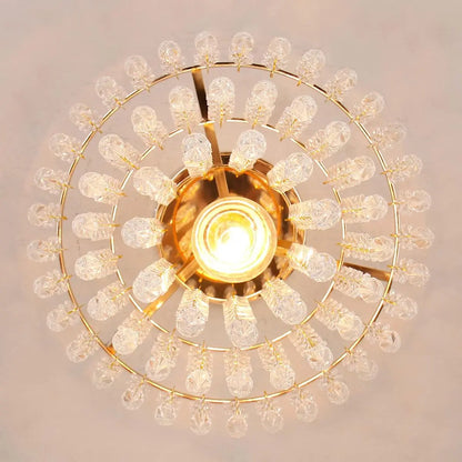 Mini Gold Crystal Modern  Chandelier
