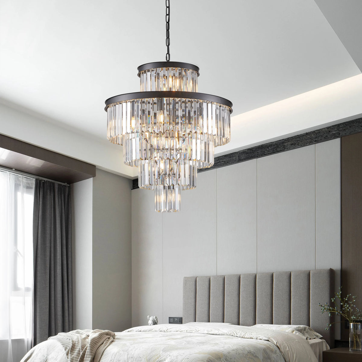 Luxury Crystal Entryway Chandelier