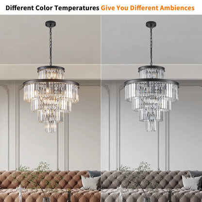 Luxury Crystal Entryway Chandelier