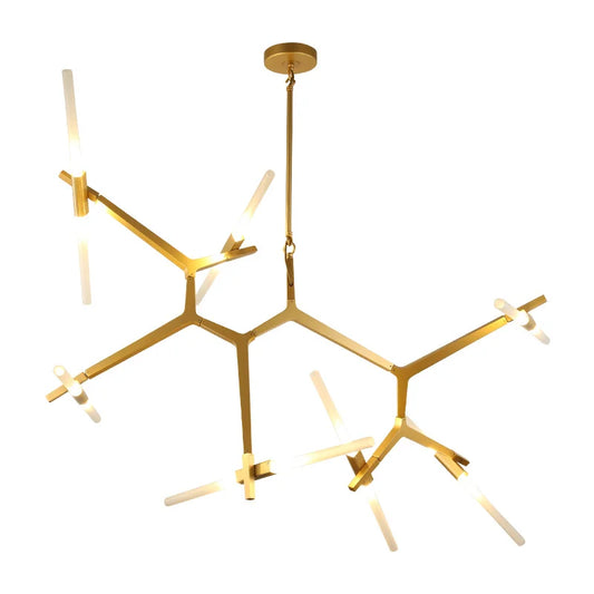 Modern Sputnik Aluminum Chandelier