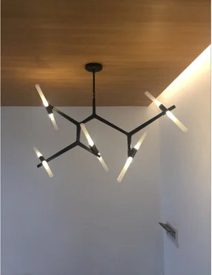Modern Sputnik Aluminum Chandelier